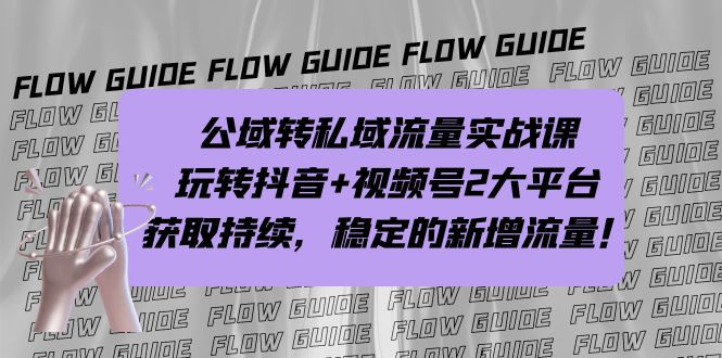 公域转私域流量实战课：玩转抖音+视频号，获取持续稳定的新增流量-秦汉日记