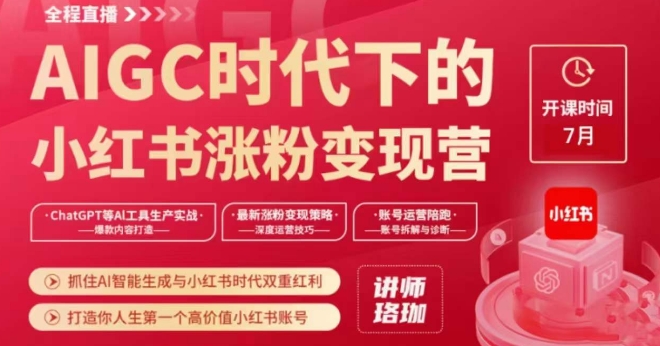 AI智能与小红书的完美结合：释放你创业潜能，开创高价值账号时代-秦汉日记