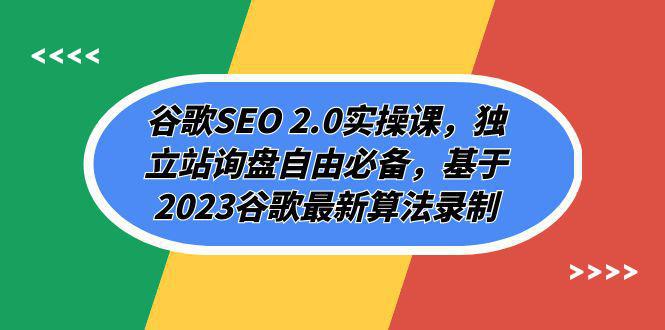 2023谷歌SEO 实操全攻略：独立站询盘自由必备，谷歌最新算法解析-秦汉日记