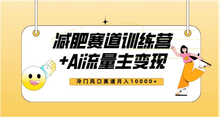 2023新减肥赛道AI流量主项目：轻松进入百万行业，向财富进军！-秦汉日记