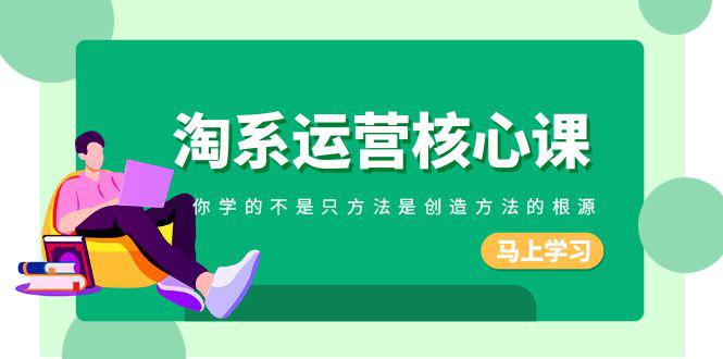 淘宝运营核心课，你学的不是只方法是创造方法的根源（190节课）-秦汉日记