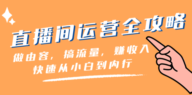 直播间运营全攻略：做内容，搞流量，从小白到内行，快速盈利-秦汉日记