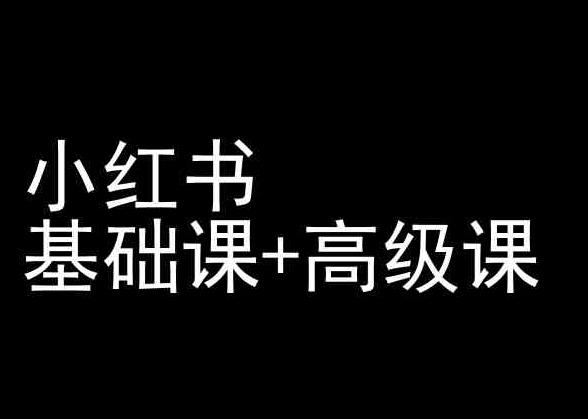 小红书基础课+高级课-小红书运营教程-秦汉日记