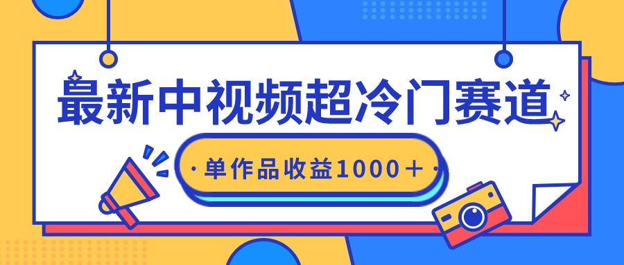 蓝海中视频超冷门赛道，轻松过原创，单条视频收益1000＋-秦汉日记