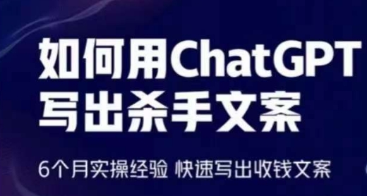 轻松用CHATGPT写出杀手文案，6个月实操经验，快速写出收钱文案-秦汉日记