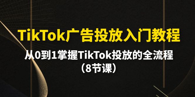 TikTok广告投放入门教程，从0到1掌握TikTok投放的全流程-秦汉日记