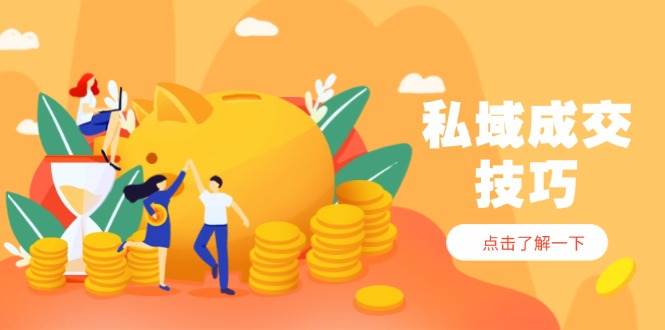 私域成交秘籍 入门精通 四大痛点破解 快速变现-秦汉日记